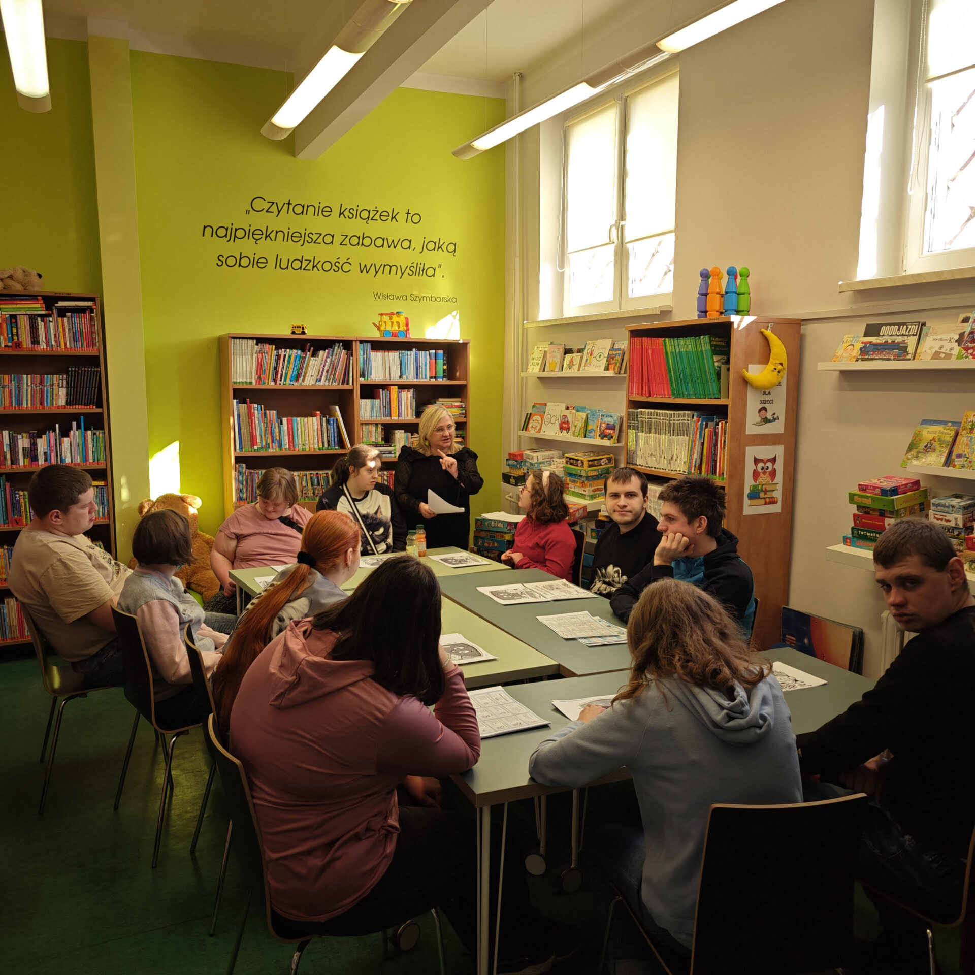 zajęcia biblioterapeutyczne