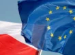 flaga Polski i Unii